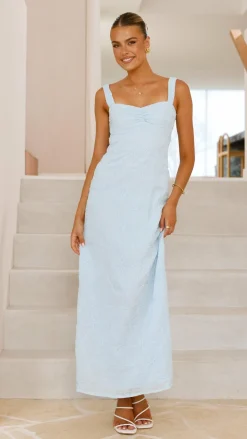 Gianna Maxi Dress - Blue Lace