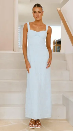 Gianna Maxi Dress - Blue Lace