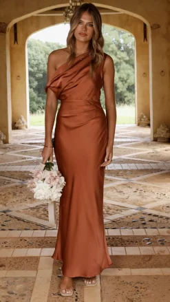 Gigi Maxi Dress - Copper