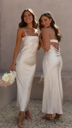 Gisele Maxi Dress - Champagne