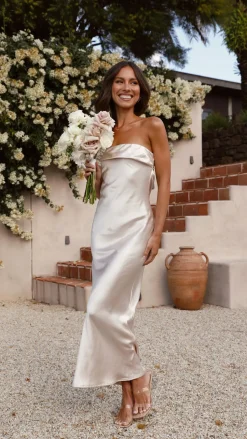 Gisele Maxi Dress - Champagne