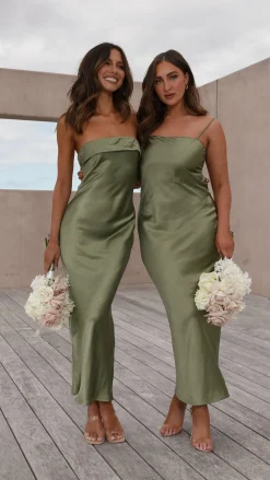 Gisele Maxi Dress - Olive