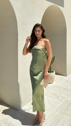 Gisele Maxi Dress - Olive