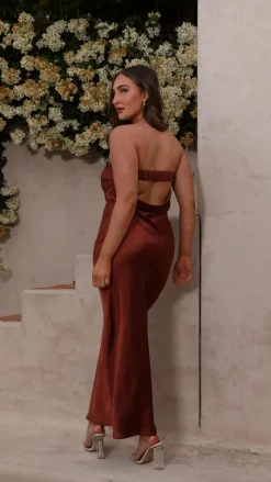 Gisele Maxi Dress - Rust