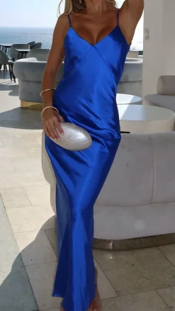 Gisella Maxi Dress - Cobalt Blue