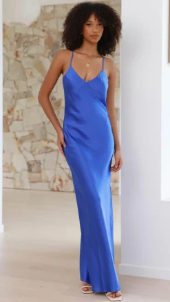 Gisella Maxi Dress - Cobalt Blue