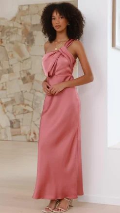 Greta Maxi Dress - Baked Rose