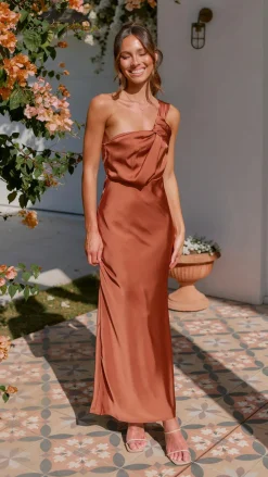 Greta Maxi Dress - Copper