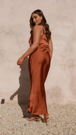 Greta Maxi Dress - Copper