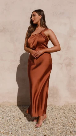 Greta Maxi Dress - Copper