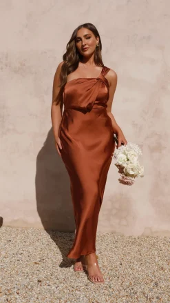 Greta Maxi Dress - Copper