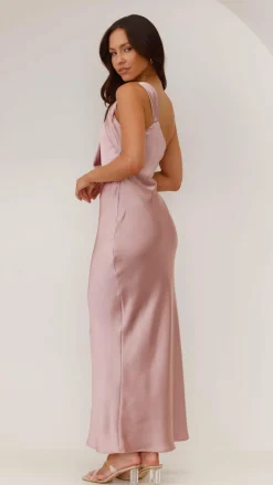 Greta Maxi Dress - Dusty Pink