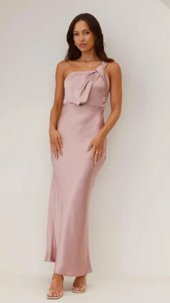 Greta Maxi Dress - Dusty Pink