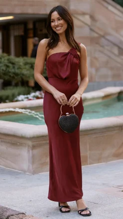 Greta Maxi Dress - Wine