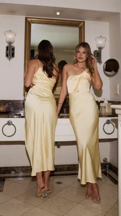 Greta Maxi Dress - Yellow