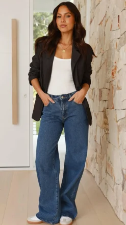 Hadrian Blazer - Charcoal Pinstripe