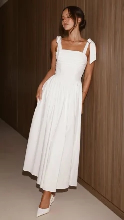 Haisley Maxi Dress - White