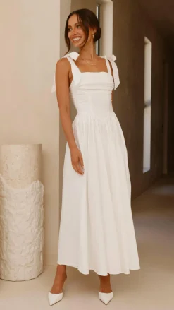 Haisley Maxi Dress - White