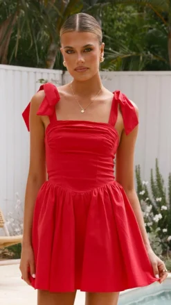 Haisley Mini Dress - Red