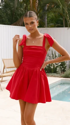 Haisley Mini Dress - Red