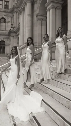 Halle One Shoulder Maxi Dress - Champagne