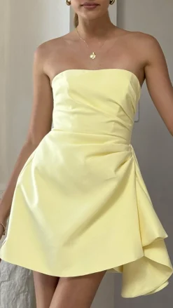 Hanae Mini Dress - Yellow