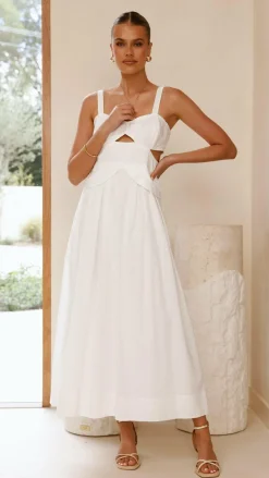 Harleigh Midi Dress - White