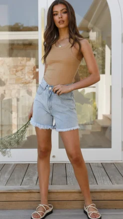 Harlow Shorts - Denim