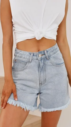 Harlow Shorts - Denim