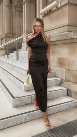 Harlowe Maxi Dress - Black