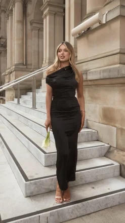 Harlowe Maxi Dress - Black