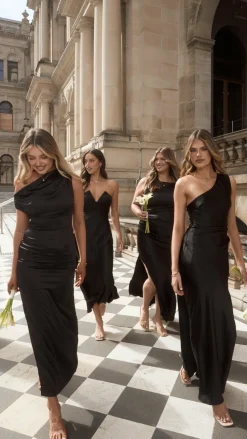 Harlowe Maxi Dress - Black