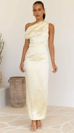 Harlowe Maxi Dress - Yellow