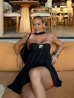 Haven Mini Dress - Black