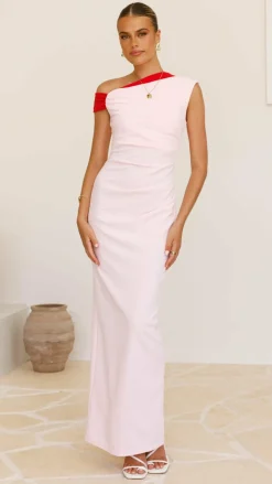 Honey Maxi Dress - Pink/Red