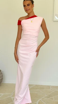 Honey Maxi Dress - Pink/Red