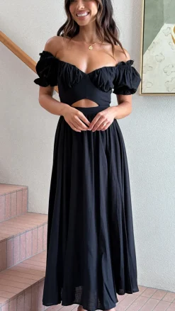 Hulu Maxi Dress - Black