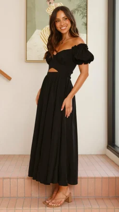 Hulu Maxi Dress - Black