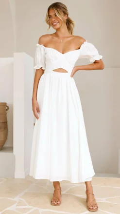 Hulu Maxi Dress - White