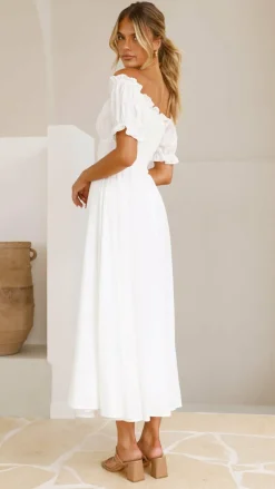 Hulu Maxi Dress - White