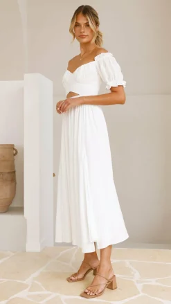 Hulu Maxi Dress - White