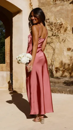 Ilana Maxi Dress - Baked Rose