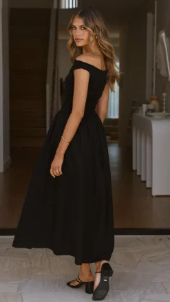 Immy Midi Dress - Black