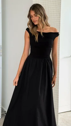 Immy Midi Dress - Black