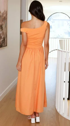 Immy Midi Dress - Melon