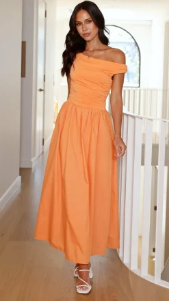 Immy Midi Dress - Melon