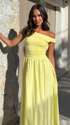 Immy Midi Dress - Yellow
