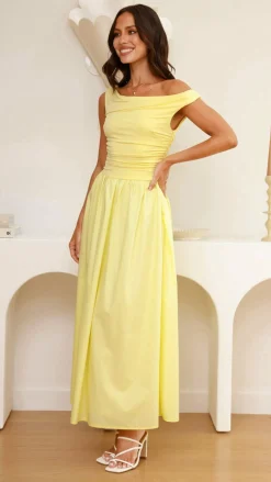 Immy Midi Dress - Yellow