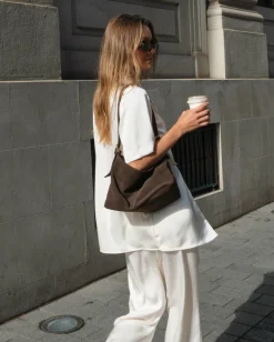 Imogen Button Pants - Cream