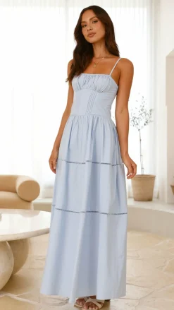 Isabella Maxi Dress - Blue